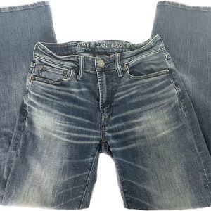 American Eagle Next Level Airflex Men's Size 29x32 Dark Blue Wash Straight Leg